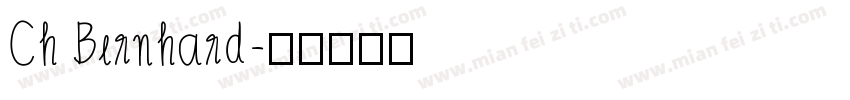 Ch Bernhard字体转换